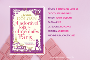 Imagem para ilustrar resenha do livro A Adorável Loja de Chocolates de Paris